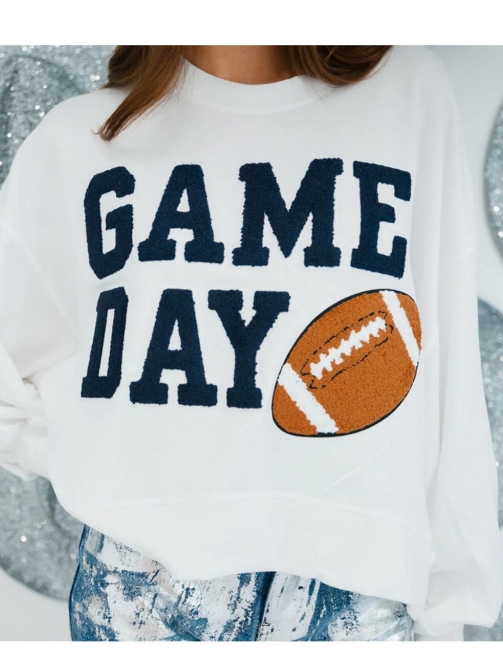 Judith March Game Day Varsity Pullover